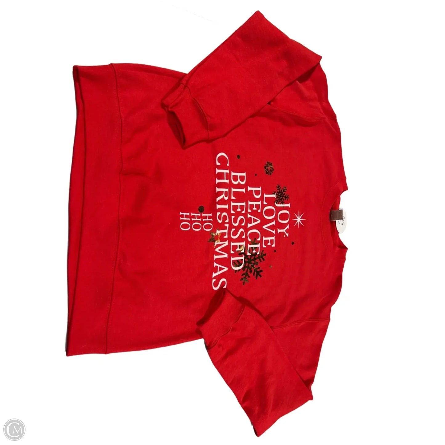 Sweatshirt Crewneck By Gildan In Red, Size: S