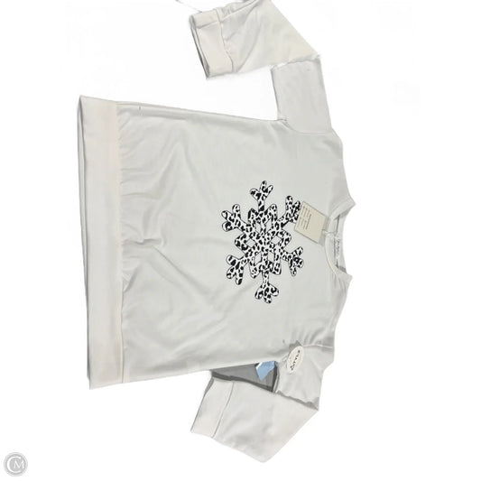 Top Long Sleeve By Cmc In White, Size: S
