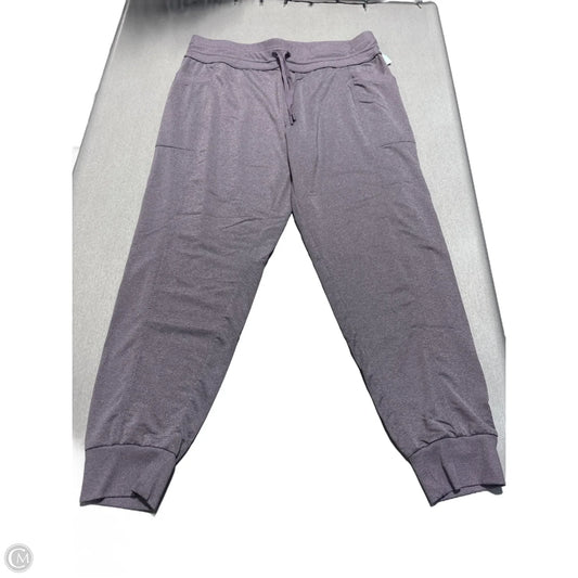 Athletic Pants By 32 Degrees In Purple, Size: L