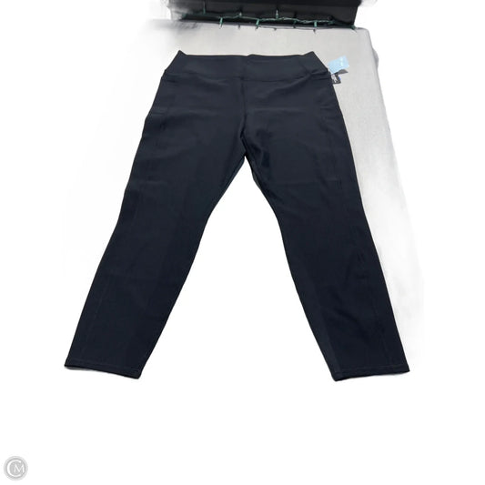 Athletic Leggings By Skechers In Black, Size: 2x