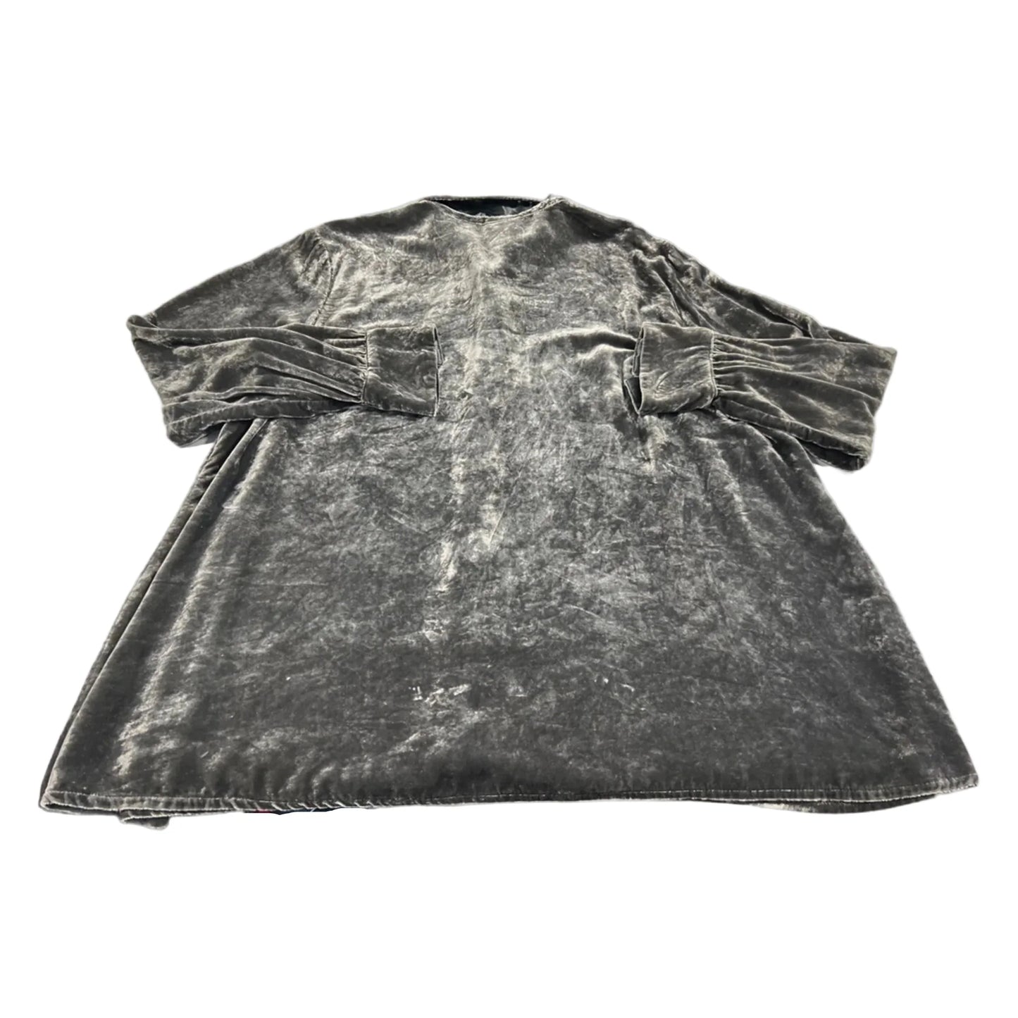 Top Long Sleeve By J. Jill In Grey, Size: 2x