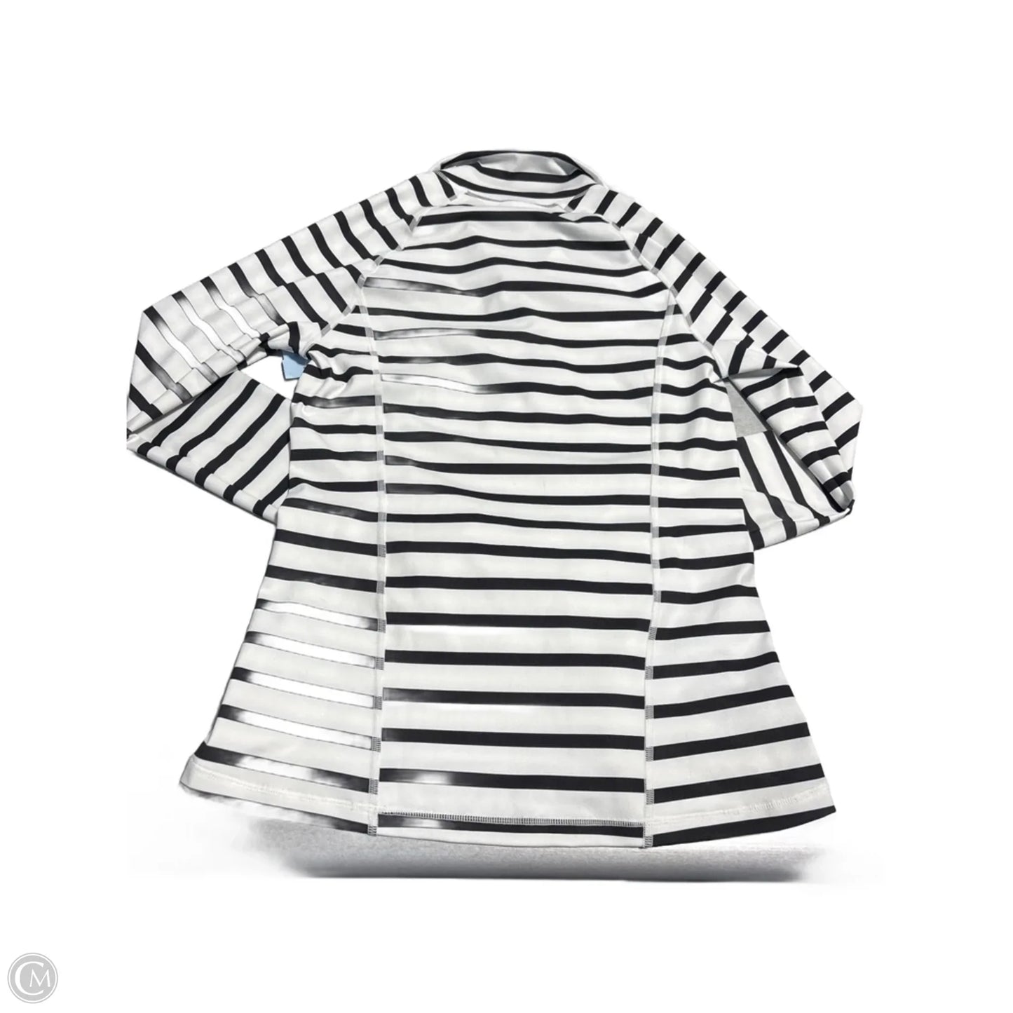 Athletic Top Long Sleeve Collar By J. Crew In Striped Pattern, Size: Xs