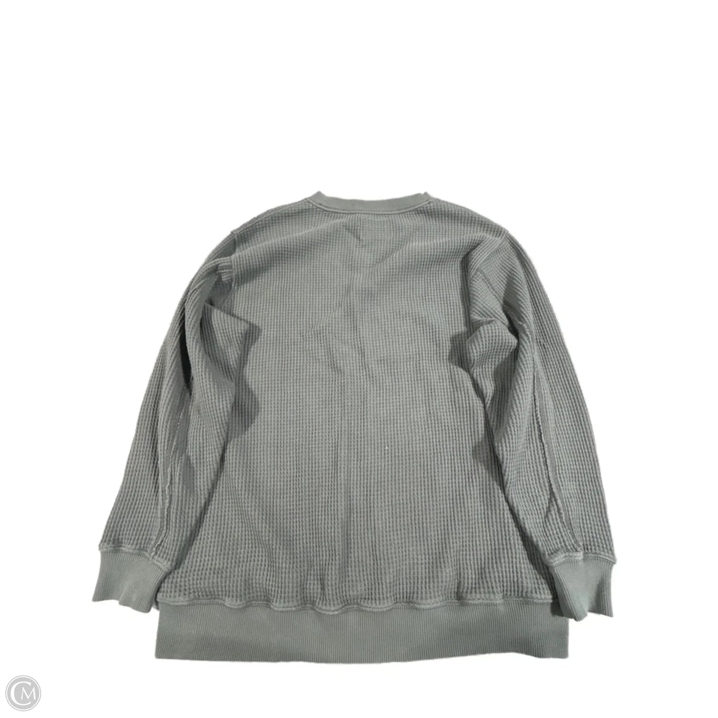 Top Long Sleeve By Aerie In Green, Size: S