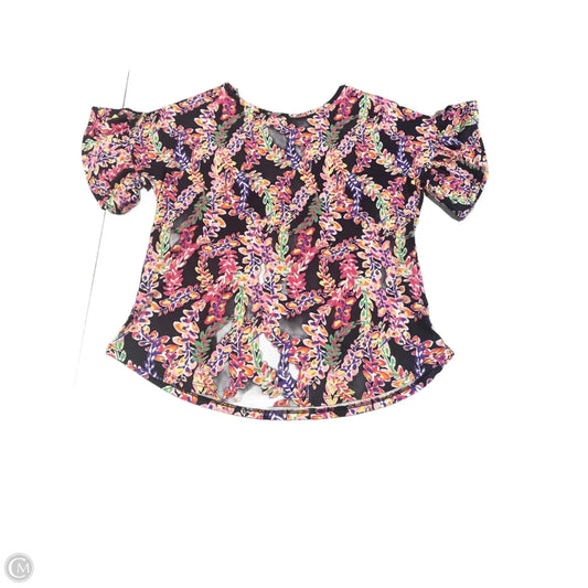 Top Short Sleeve By Bombom In Multi-colored, Size: S