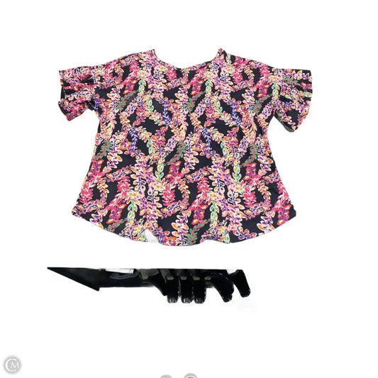 Top Short Sleeve By Bombom In Multi-colored, Size: M