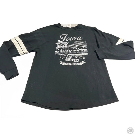 Top Long Sleeve By Cmc In Black, Size: S