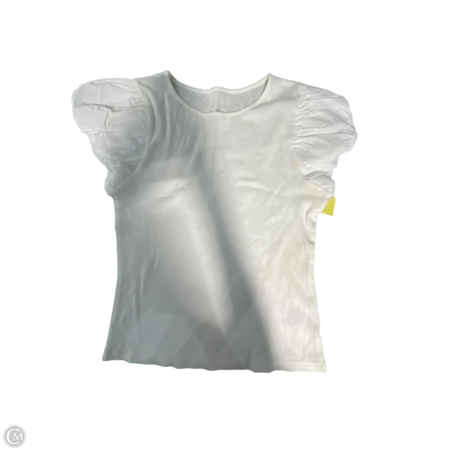 Top Short Sleeve By A New Day In White, Size: S