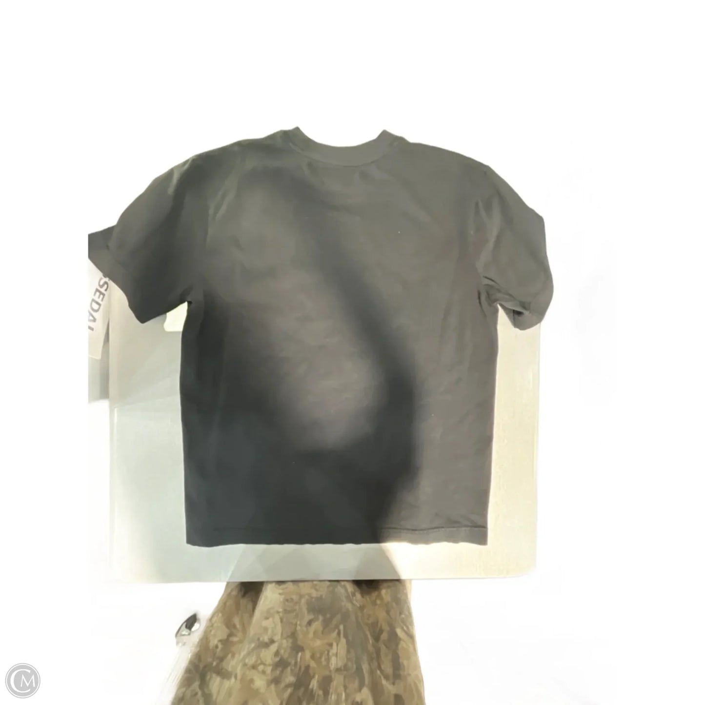 Top Short Sleeve By Cmb In Black, Size: Xl