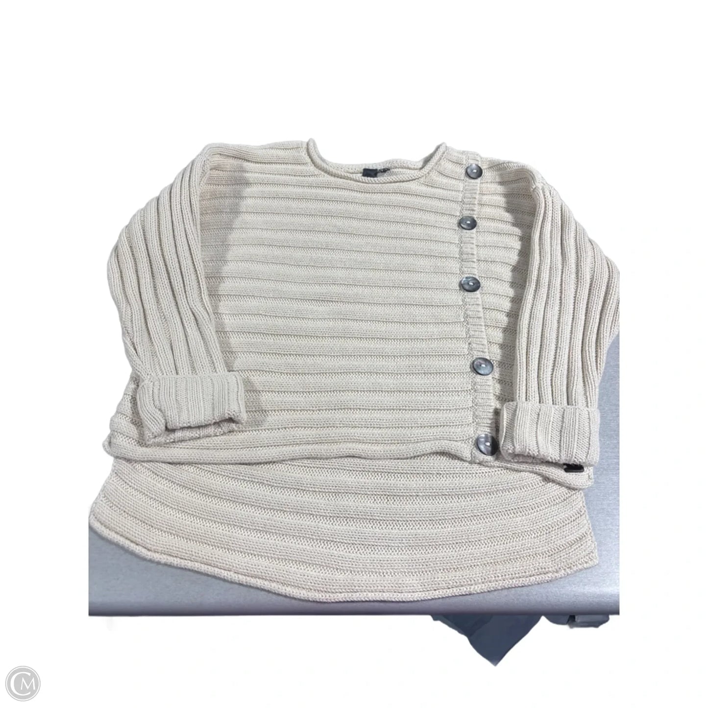 Sweater By Cmb In Cream, Size: S