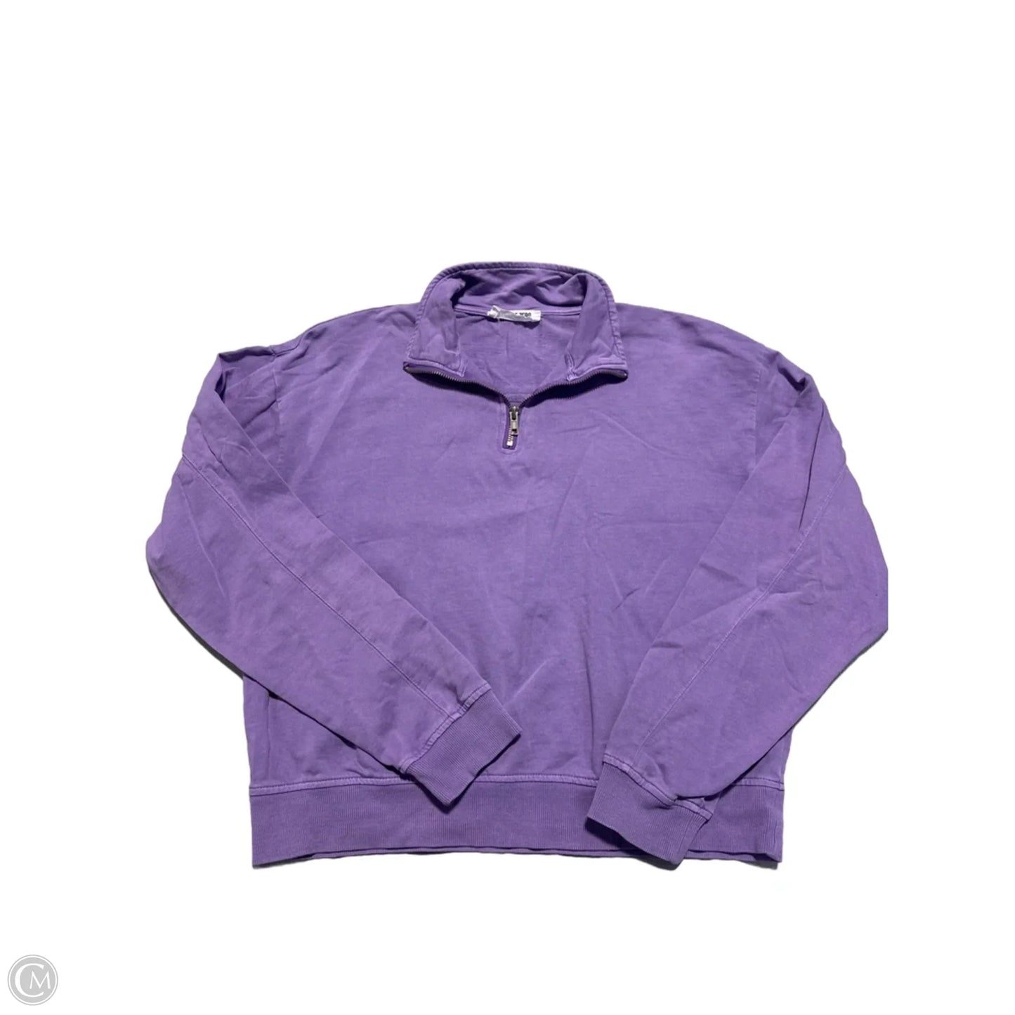 Top Long Sleeve By Double Zero In Purple, Size: M