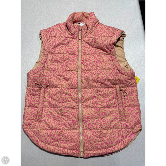Vest Puffer & Quilted By Joy Lab In Animal Print, Size: S