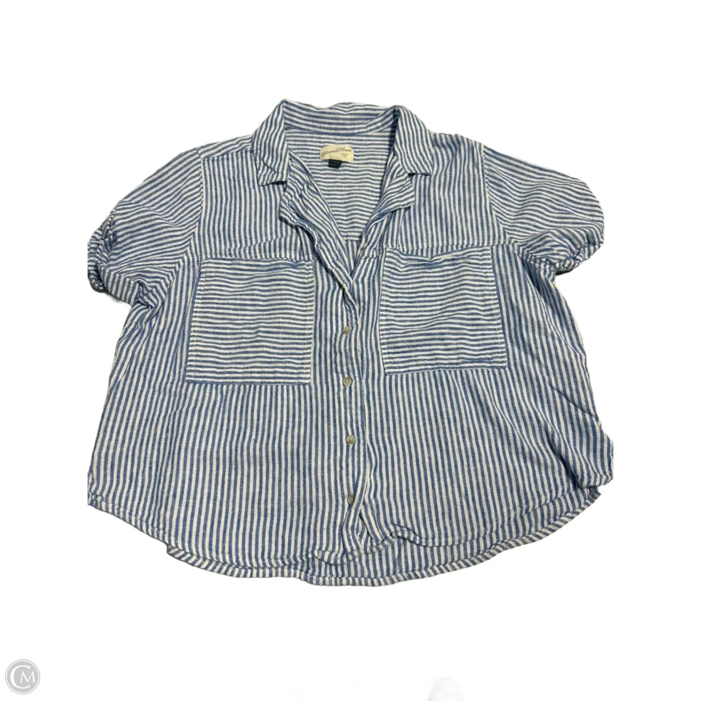 Top Short Sleeve By Universal Thread In Blue, Size: L