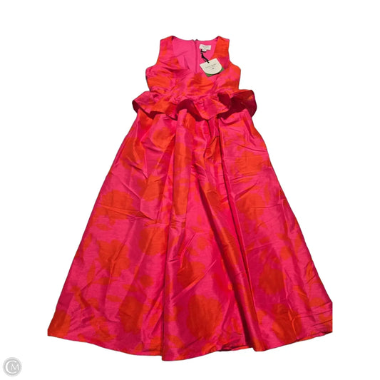 Dress Designer By Kate Spade In Orange & Pink, Size: Xs