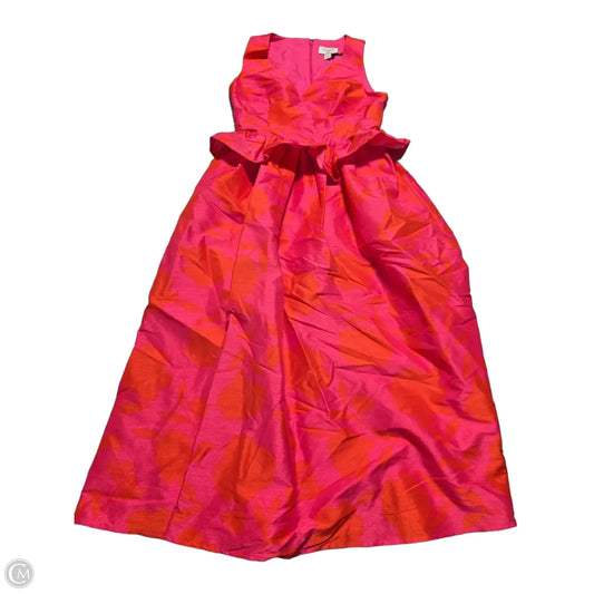 Dress Designer By Kate Spade In Orange & Pink, Size: Xs