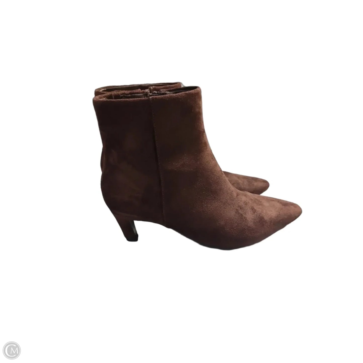 Boots Ankle Heels By Universal Thread In Brown, Size: 7.5