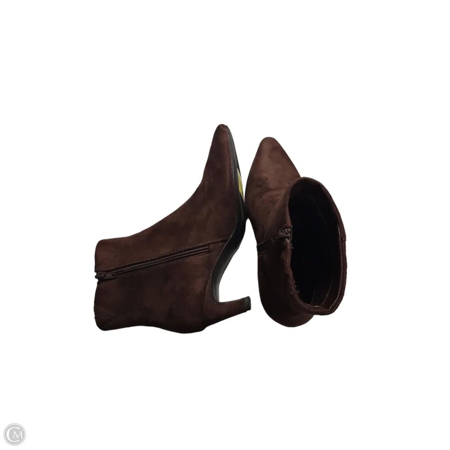 Boots Ankle Heels By Universal Thread In Brown, Size: 7.5