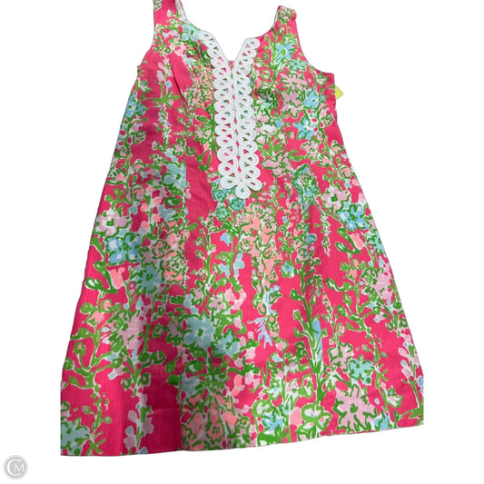 Dress Designer By Lilly Pulitzer In Green & Pink, Size: Xs