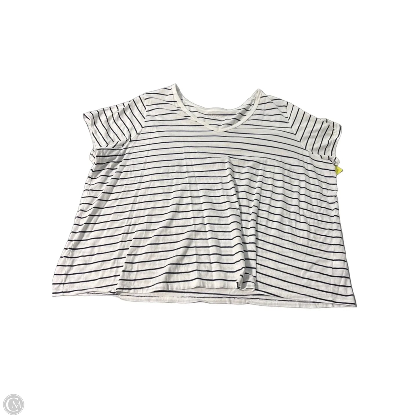 Top Short Sleeve By Old Navy In Striped Pattern, Size: 2x