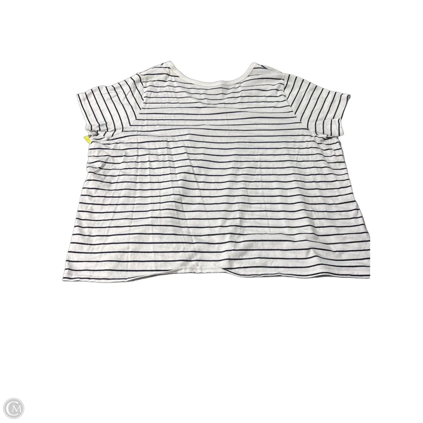 Top Short Sleeve By Old Navy In Striped Pattern, Size: 2x
