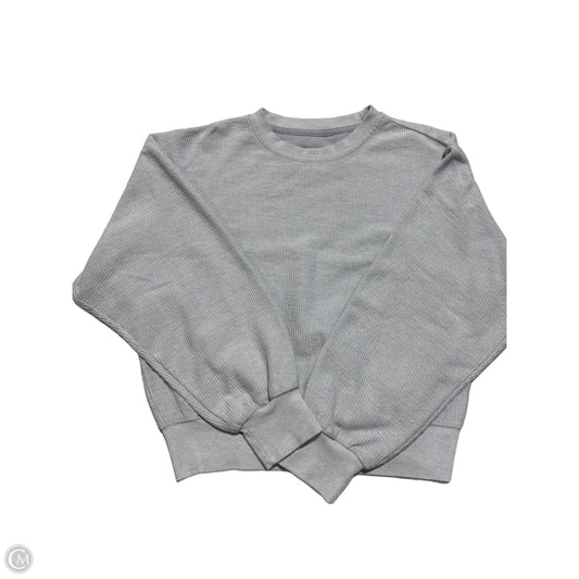 Top Long Sleeve By Reflex In Blue, Size: L