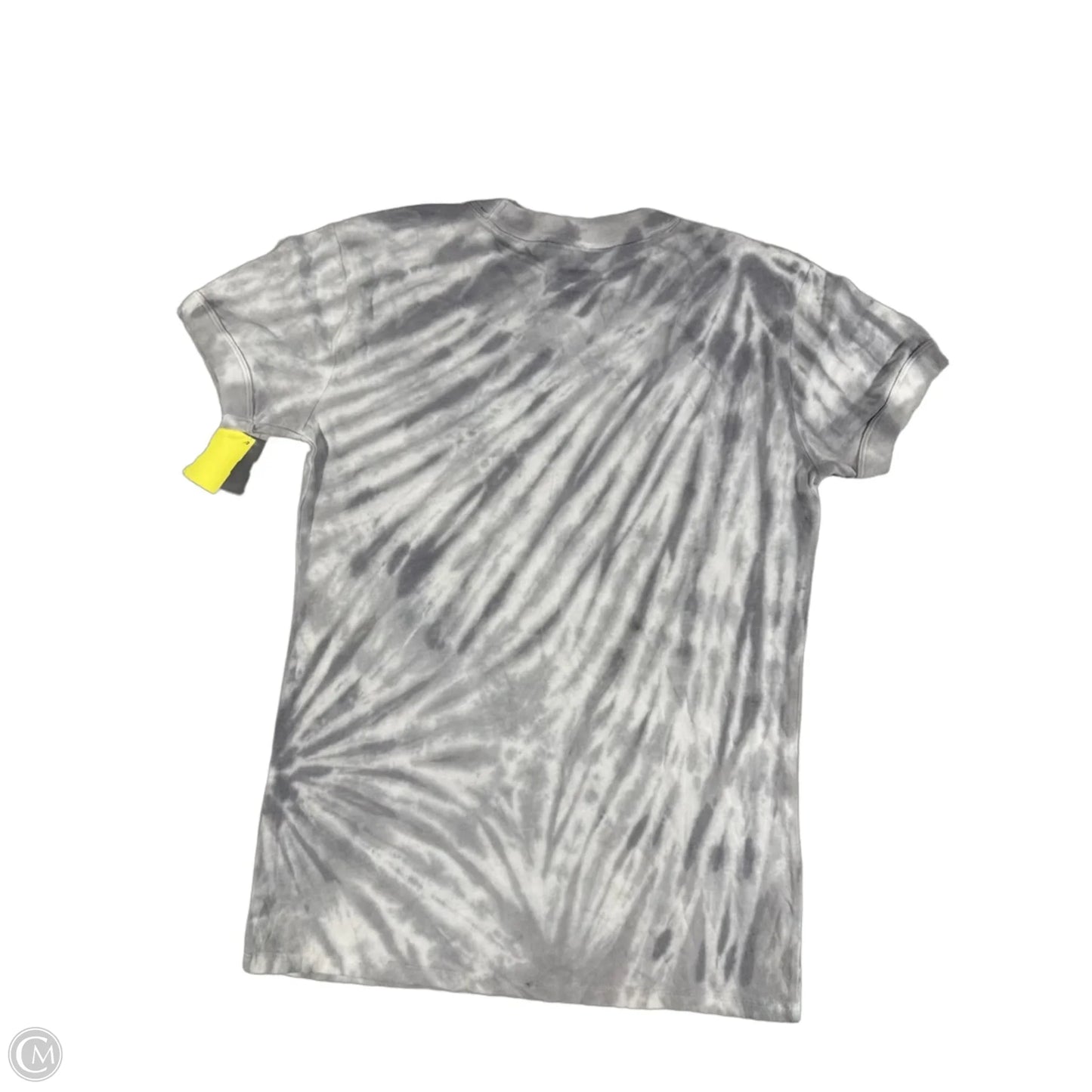Top Short Sleeve Basic By Pink In Grey, Size: S