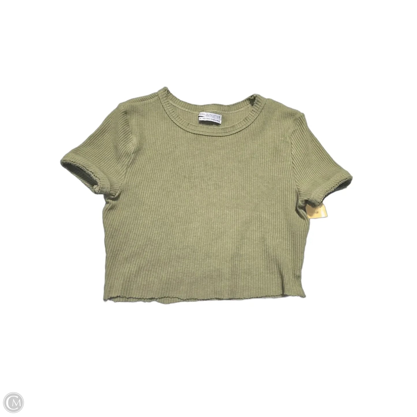 Top Short Sleeve By Urban Outfitters In Green, Size: M