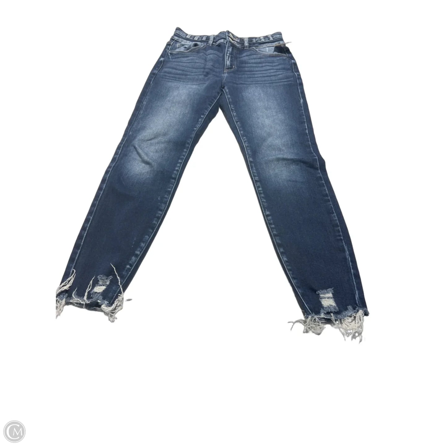 Jeans Straight By Kancan In Blue Denim, Size: 4