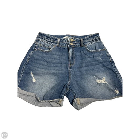 Shorts By Zenana In Blue Denim, Size: 8