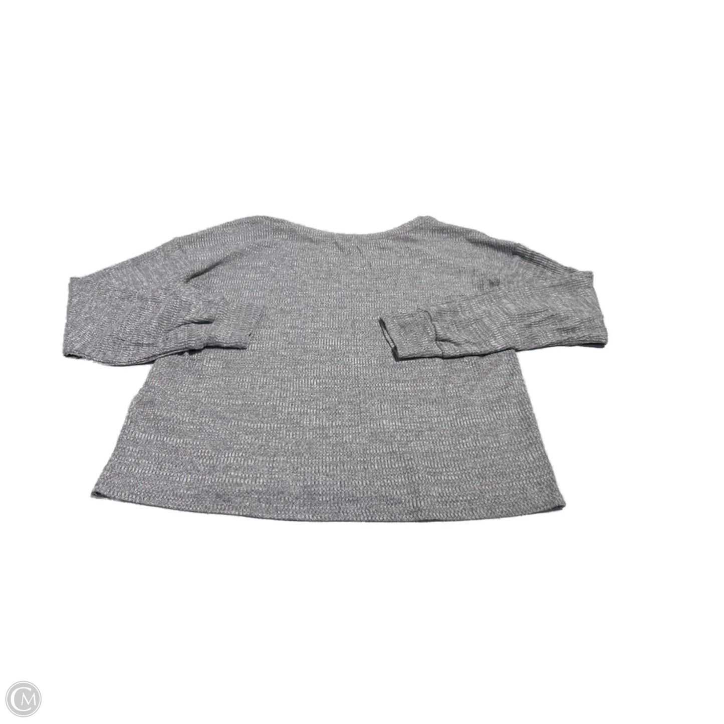 Top Long Sleeve Basic By Lucky Brand In Grey, Size: L