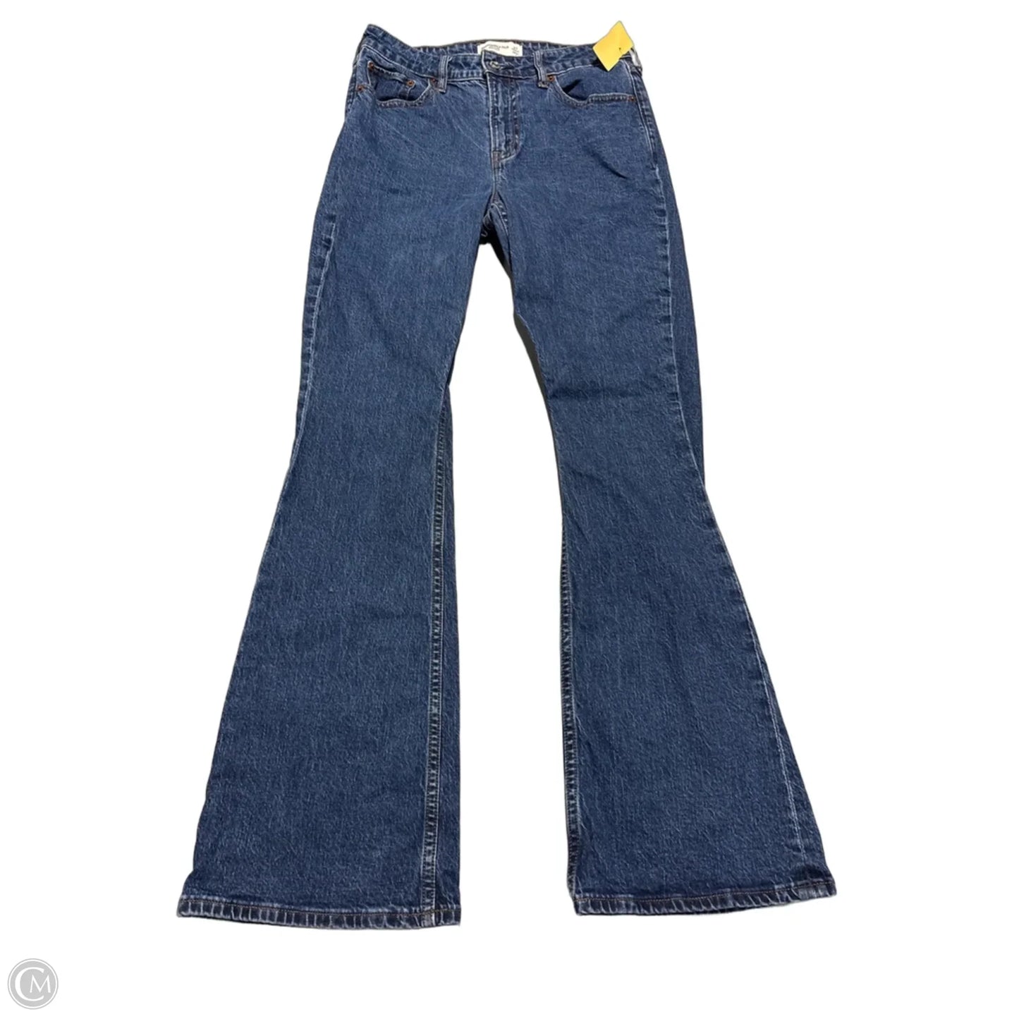 Jeans Boot Cut By Abercrombie And Fitch In Blue Denim, Size: 4