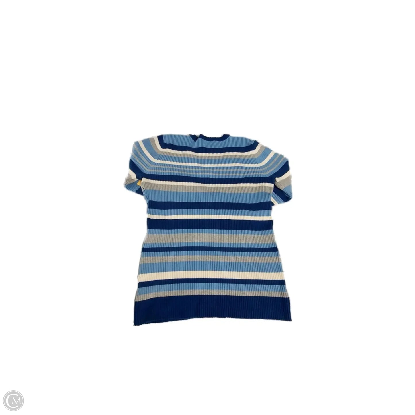 Top Long Sleeve By St Johns Bay In Blue, Size: L
