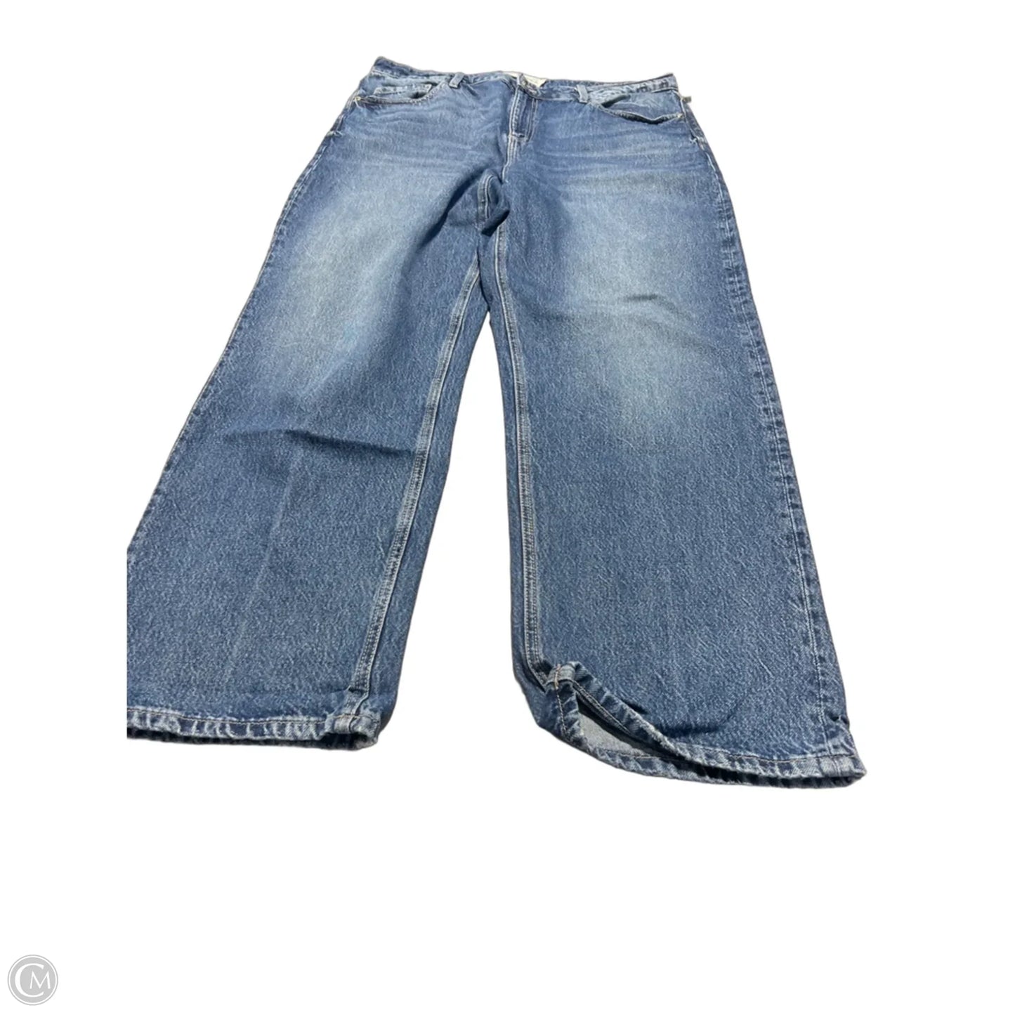 Jeans Straight By Cmc In Blue Denim, Size: 14
