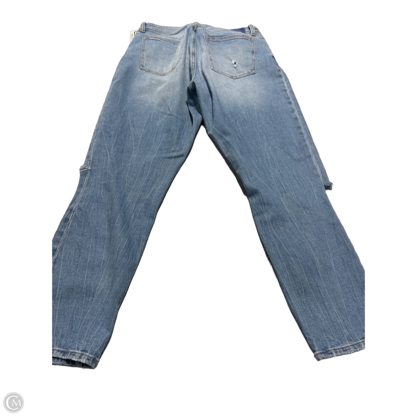 Jeans Straight By Abercrombie And Fitch In Blue Denim, Size: 12l