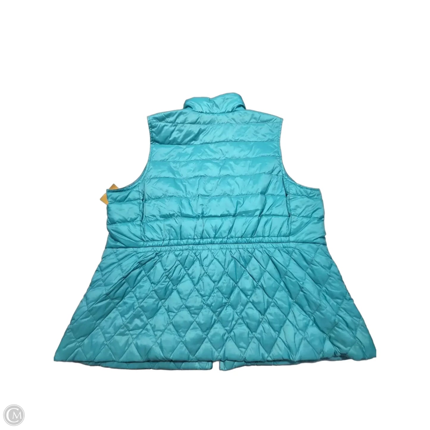 Vest Puffer & Quilted By Talbots In Blue, Size: Xl