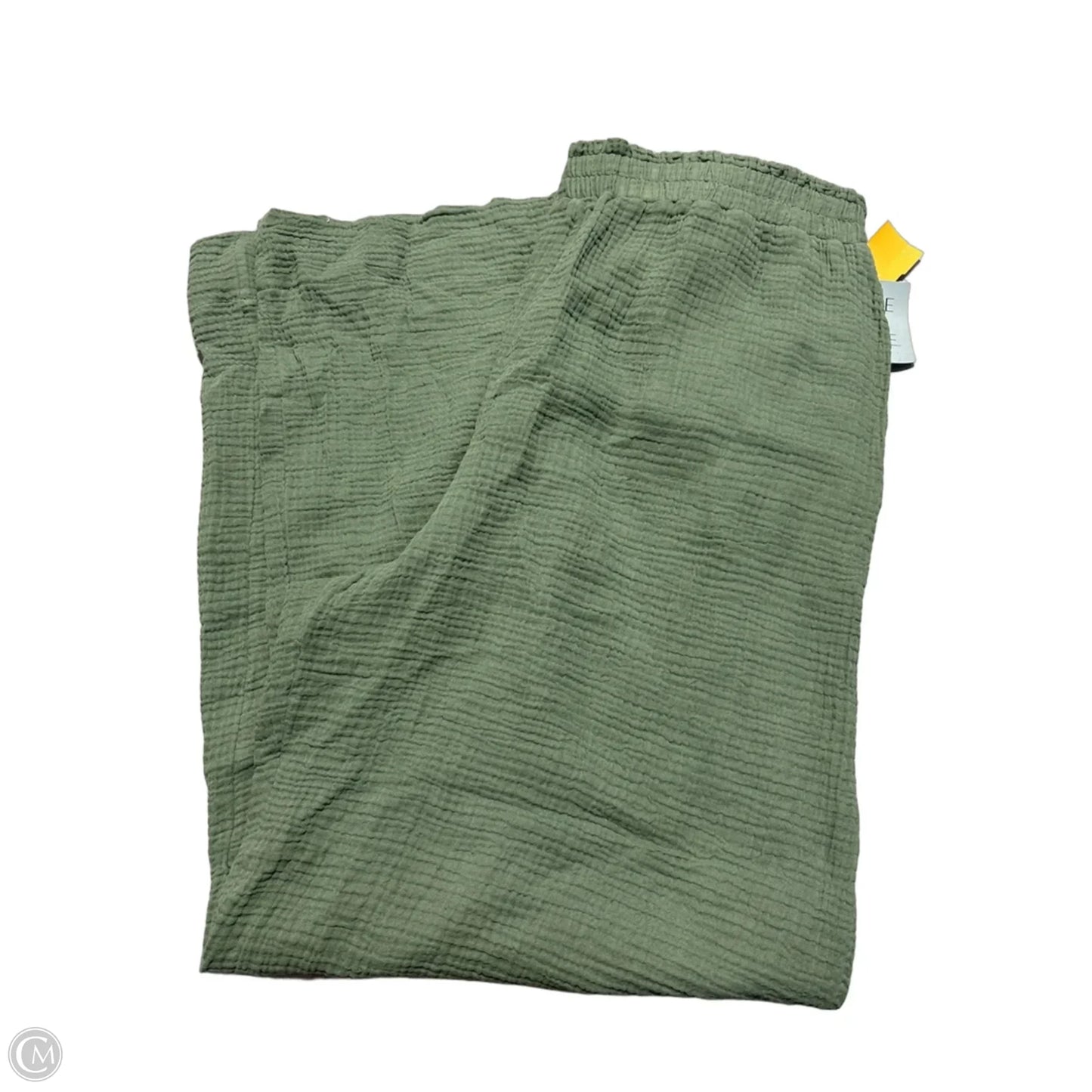 Pants Linen By Shade & Shore In Green, Size: M