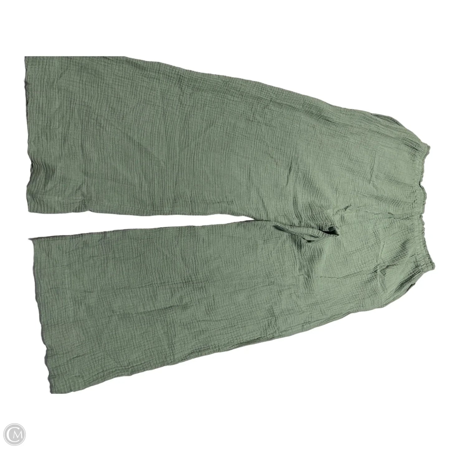 Pants Linen By Shade & Shore In Green, Size: M