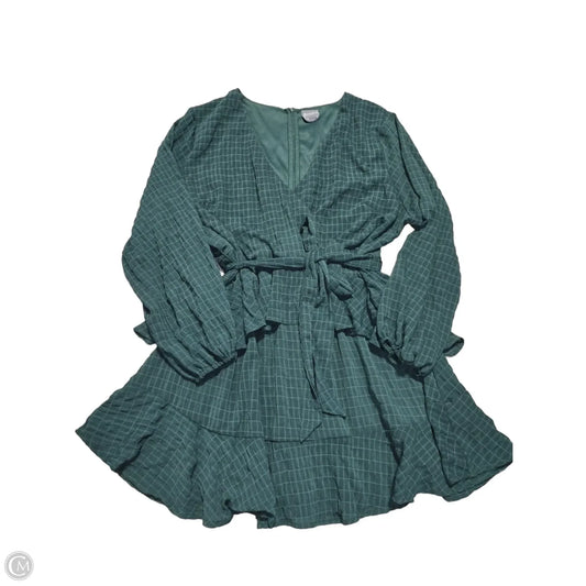 Dress Casual Short By Arula In Green, Size: 1x