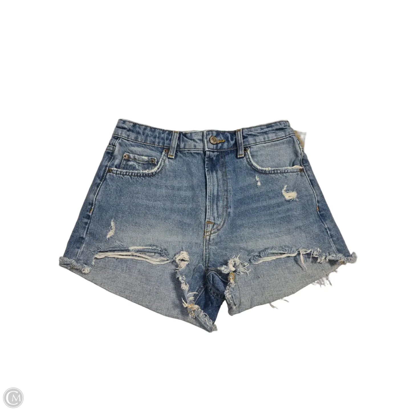 Shorts By Zara In Blue Denim, Size: 4
