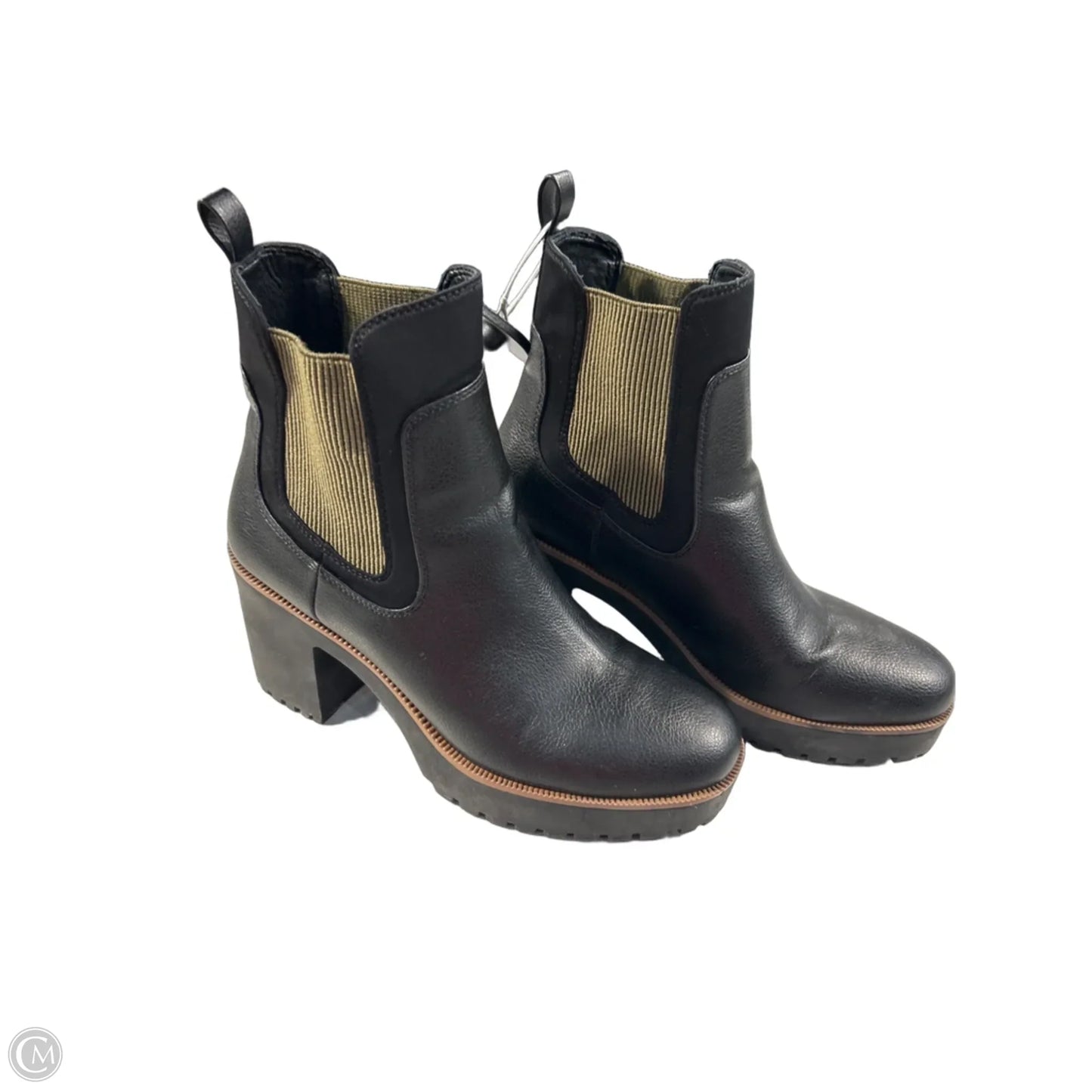 Boots Ankle Heels By Chinese Laundry In Black, Size: 8.5