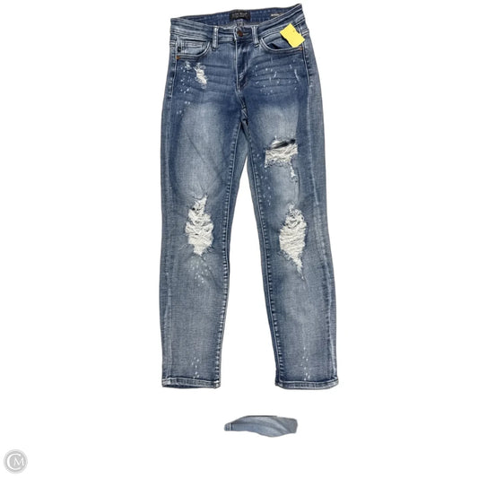 Jeans Straight By Judy Blue In Blue Denim, Size: 2