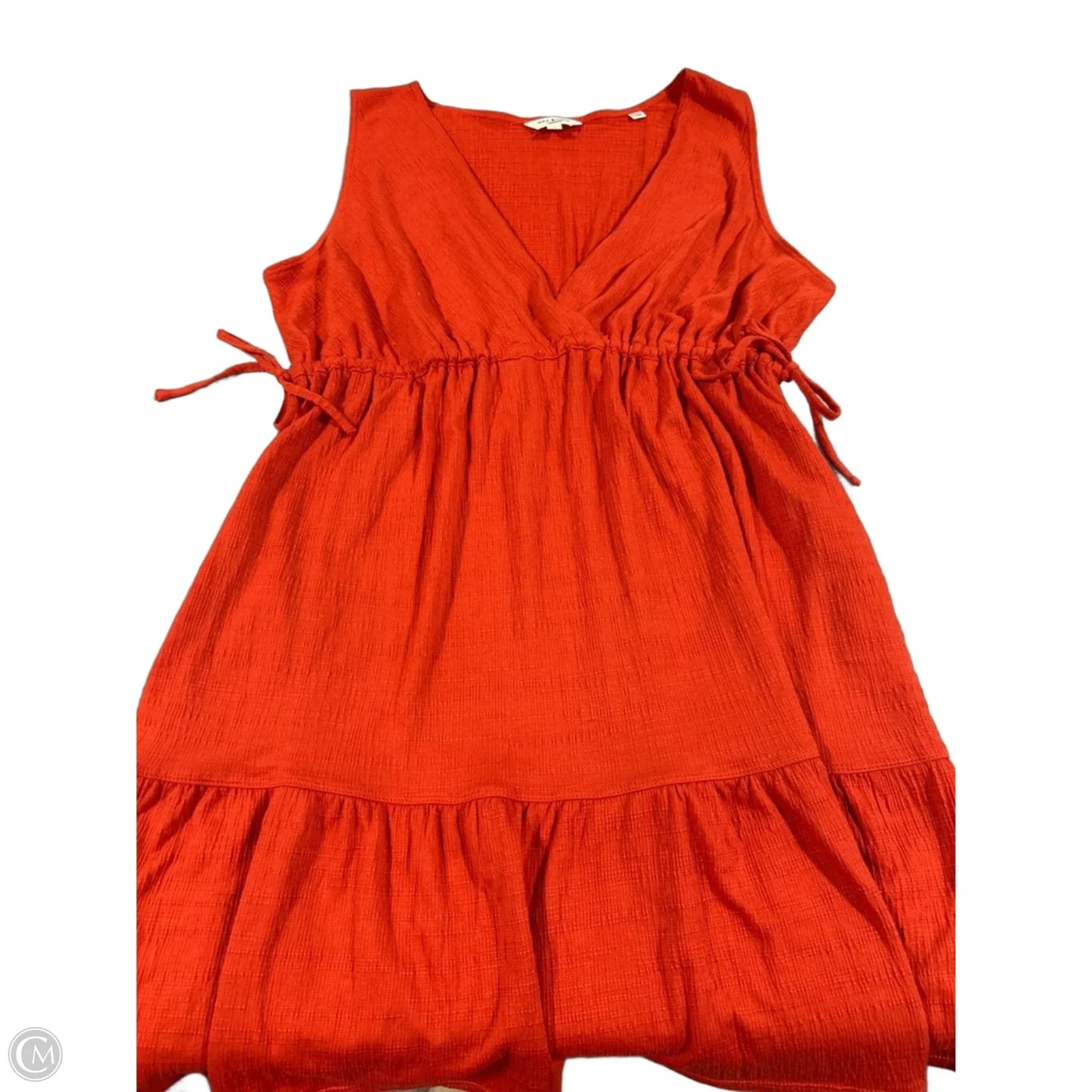 Dress Casual Short By Max Studio In Orange, Size: L
