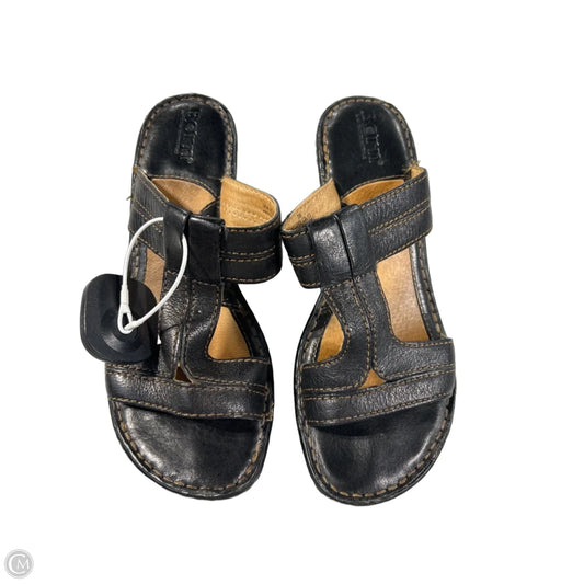 Sandals Flats By Born In Brown, Size: 7