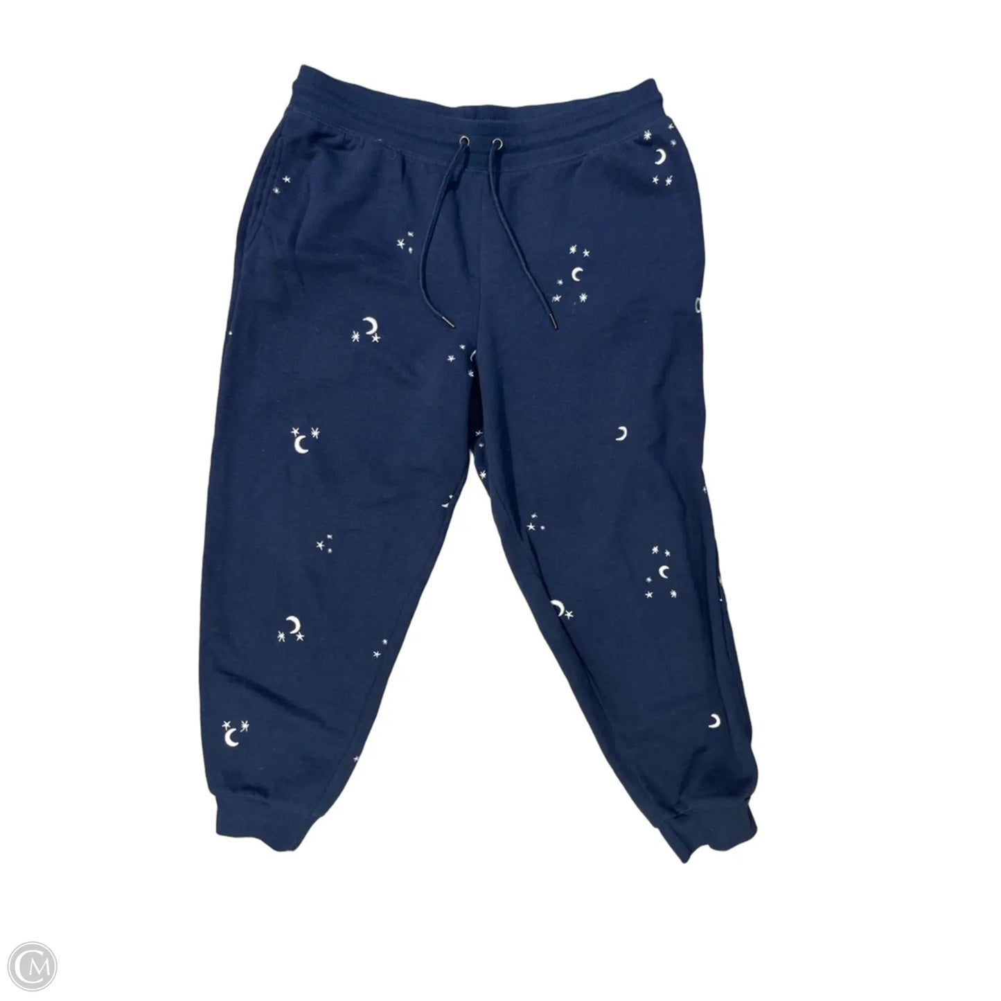 Top 2pc Short Sleeve By Cme In Navy, Size: L