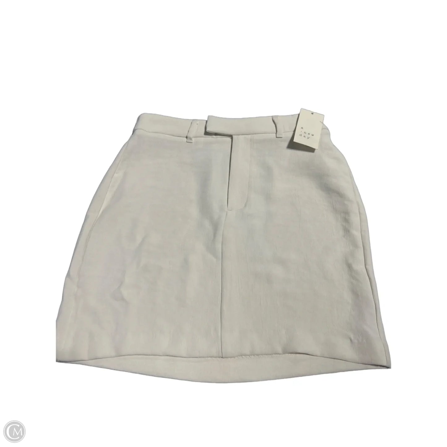Skirt Mini & Short By A New Day In Cream, Size: S