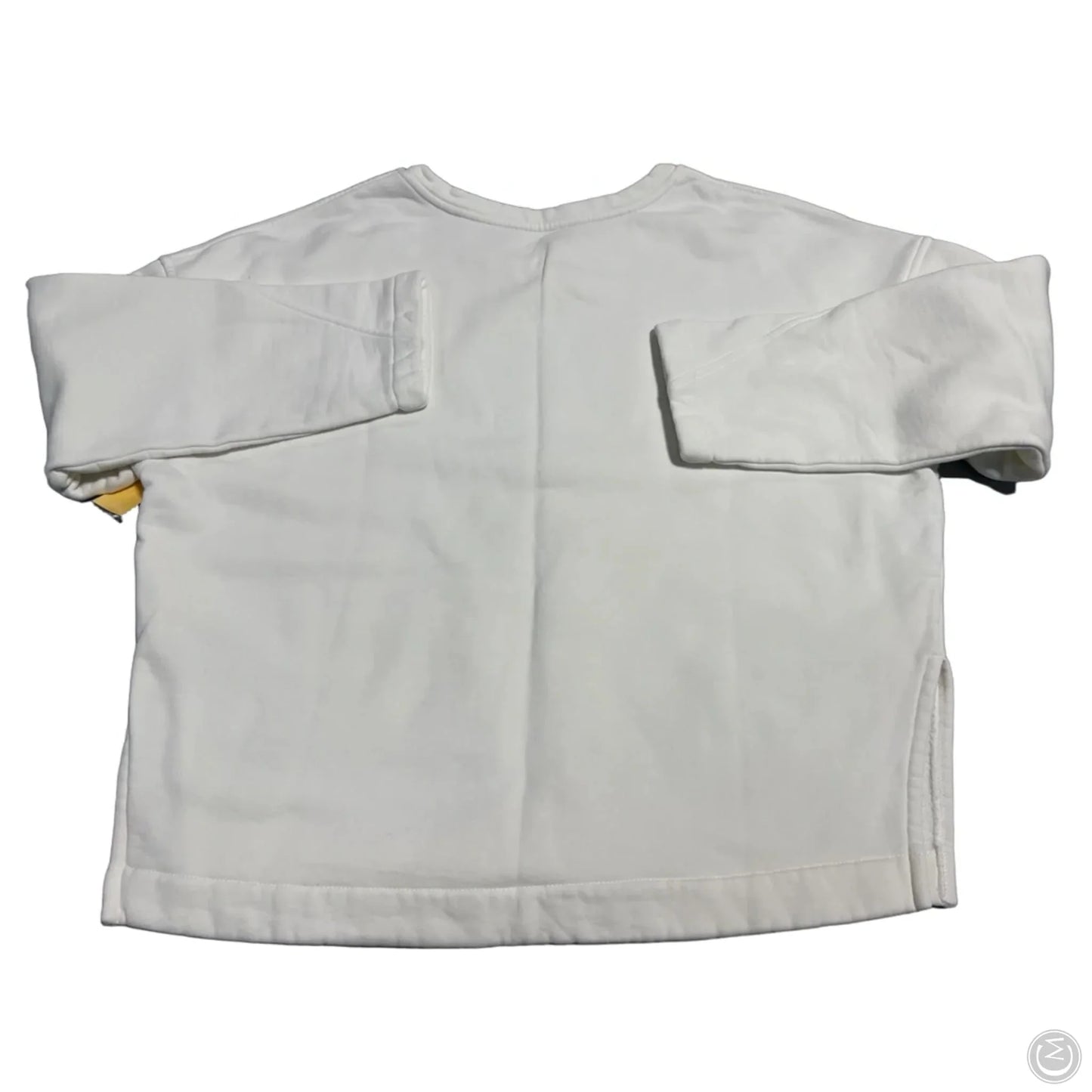 Top Long Sleeve By Vince In White, Size: M