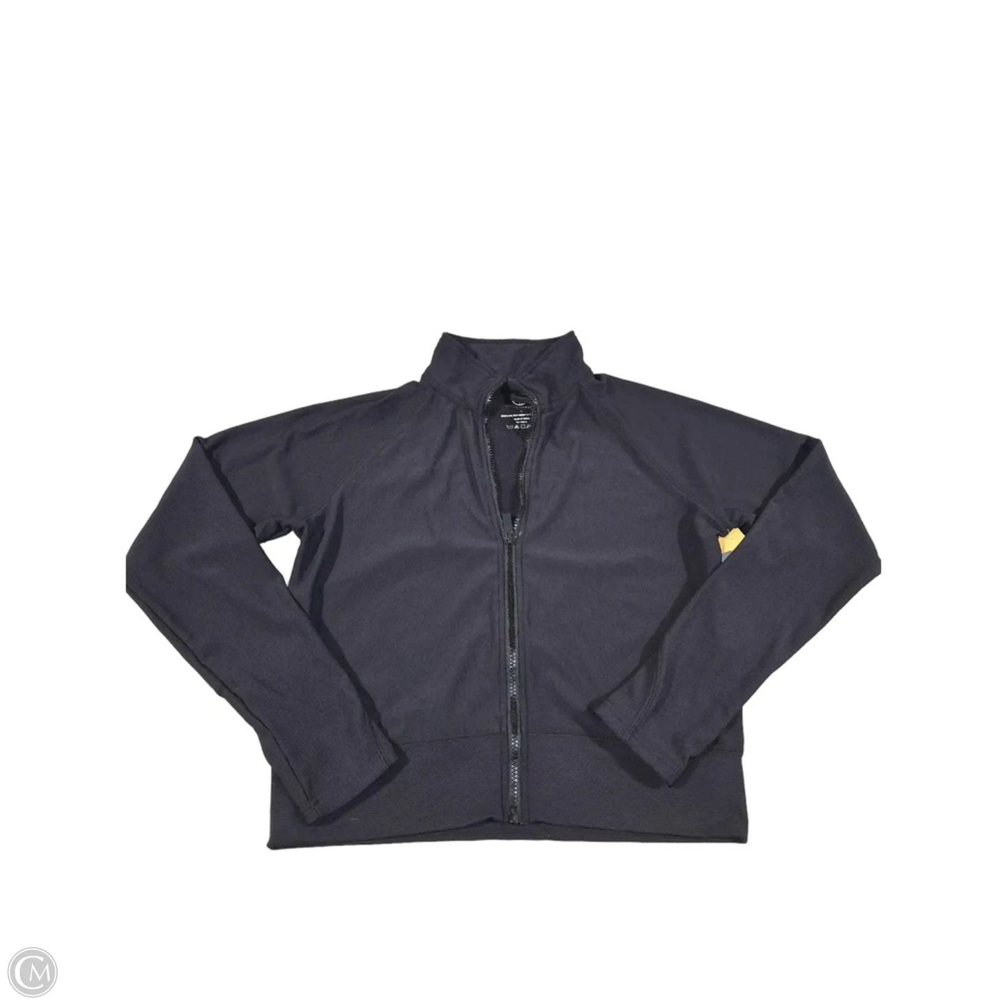 Athletic Top Long Sleeve Collar By Move Theology In Black, Size: L