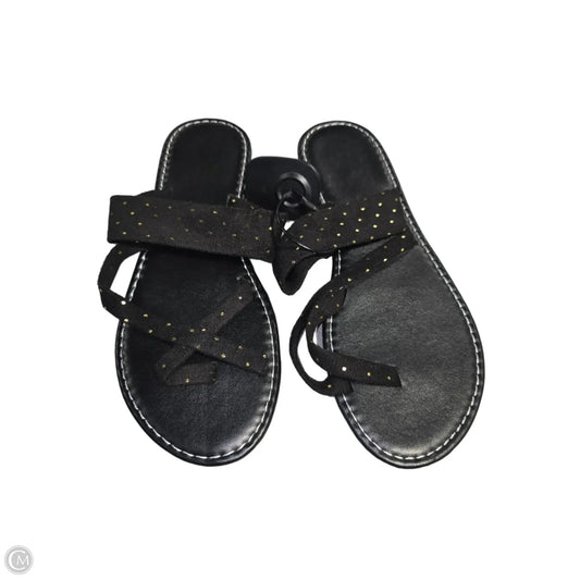 Sandals Flats By Cmc In Black, Size: 6.5