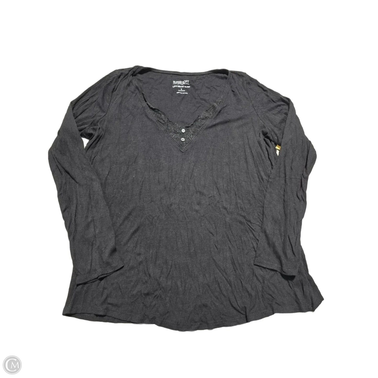 Top Long Sleeve By Torrid In Black, Size: 2x