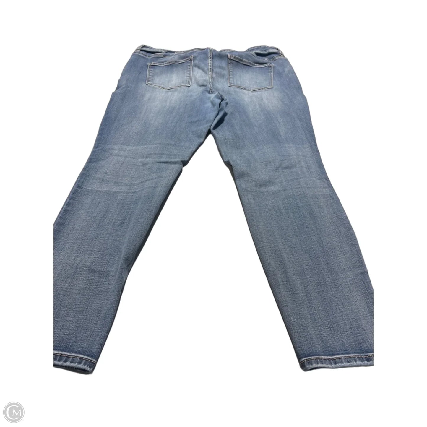 Jeans Straight By Maurices In Blue Denim, Size: 22