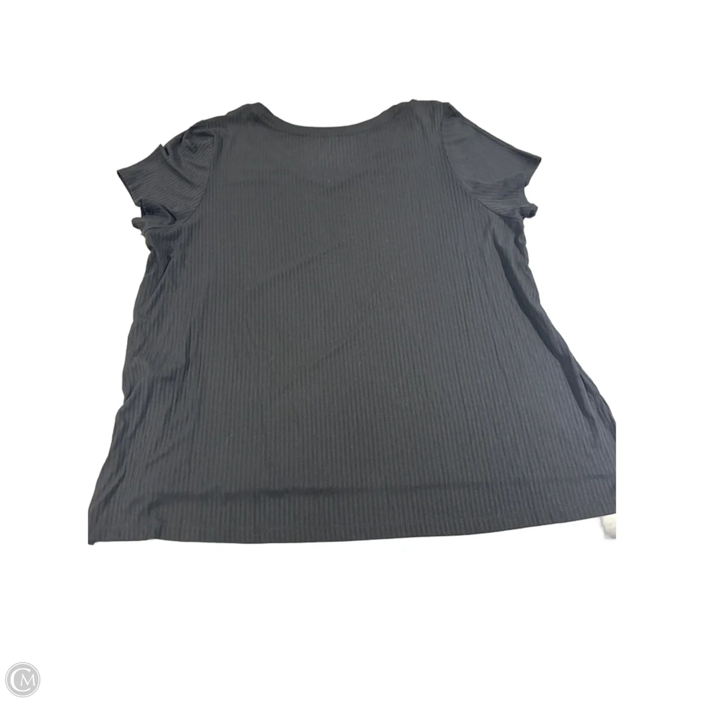 Top Short Sleeve By Rachel Zoe In Black, Size: 2x